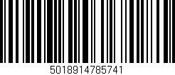Código de barras (EAN, GTIN, SKU, ISBN): '5018914785741'