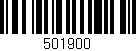 Código de barras (EAN, GTIN, SKU, ISBN): '501900'