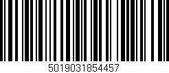 Código de barras (EAN, GTIN, SKU, ISBN): '5019031854457'
