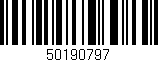 Código de barras (EAN, GTIN, SKU, ISBN): '50190797'