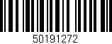 Código de barras (EAN, GTIN, SKU, ISBN): '50191272'