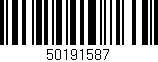 Código de barras (EAN, GTIN, SKU, ISBN): '50191587'