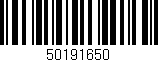 Código de barras (EAN, GTIN, SKU, ISBN): '50191650'
