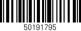 Código de barras (EAN, GTIN, SKU, ISBN): '50191795'