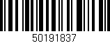Código de barras (EAN, GTIN, SKU, ISBN): '50191837'