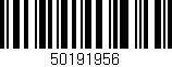 Código de barras (EAN, GTIN, SKU, ISBN): '50191956'