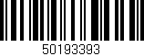 Código de barras (EAN, GTIN, SKU, ISBN): '50193393'