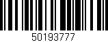 Código de barras (EAN, GTIN, SKU, ISBN): '50193777'