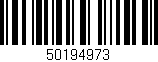 Código de barras (EAN, GTIN, SKU, ISBN): '50194973'
