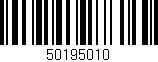 Código de barras (EAN, GTIN, SKU, ISBN): '50195010'