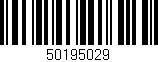 Código de barras (EAN, GTIN, SKU, ISBN): '50195029'