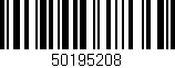 Código de barras (EAN, GTIN, SKU, ISBN): '50195208'