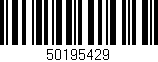 Código de barras (EAN, GTIN, SKU, ISBN): '50195429'