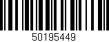 Código de barras (EAN, GTIN, SKU, ISBN): '50195449'