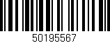 Código de barras (EAN, GTIN, SKU, ISBN): '50195567'
