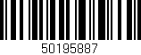 Código de barras (EAN, GTIN, SKU, ISBN): '50195887'