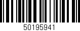 Código de barras (EAN, GTIN, SKU, ISBN): '50195941'