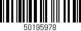 Código de barras (EAN, GTIN, SKU, ISBN): '50195978'