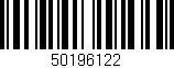 Código de barras (EAN, GTIN, SKU, ISBN): '50196122'
