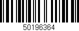 Código de barras (EAN, GTIN, SKU, ISBN): '50196364'
