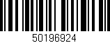 Código de barras (EAN, GTIN, SKU, ISBN): '50196924'