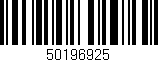Código de barras (EAN, GTIN, SKU, ISBN): '50196925'