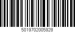 Código de barras (EAN, GTIN, SKU, ISBN): '5019702005928'