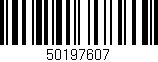 Código de barras (EAN, GTIN, SKU, ISBN): '50197607'