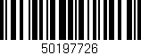 Código de barras (EAN, GTIN, SKU, ISBN): '50197726'