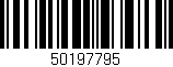 Código de barras (EAN, GTIN, SKU, ISBN): '50197795'
