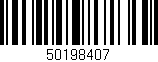 Código de barras (EAN, GTIN, SKU, ISBN): '50198407'