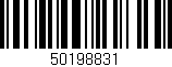 Código de barras (EAN, GTIN, SKU, ISBN): '50198831'