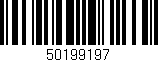 Código de barras (EAN, GTIN, SKU, ISBN): '50199197'