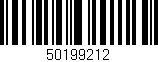 Código de barras (EAN, GTIN, SKU, ISBN): '50199212'
