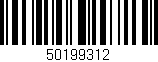 Código de barras (EAN, GTIN, SKU, ISBN): '50199312'