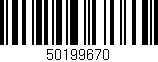 Código de barras (EAN, GTIN, SKU, ISBN): '50199670'