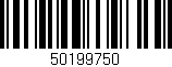 Código de barras (EAN, GTIN, SKU, ISBN): '50199750'