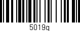 Código de barras (EAN, GTIN, SKU, ISBN): '5019g'