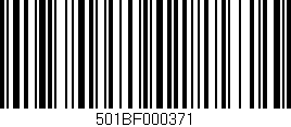Código de barras (EAN, GTIN, SKU, ISBN): '501BF000371'
