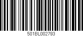 Código de barras (EAN, GTIN, SKU, ISBN): '501BL002793'