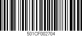 Código de barras (EAN, GTIN, SKU, ISBN): '501CF002704'