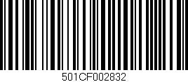 Código de barras (EAN, GTIN, SKU, ISBN): '501CF002832'