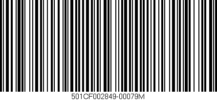 Código de barras (EAN, GTIN, SKU, ISBN): '501CF002849-00079M'