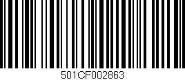 Código de barras (EAN, GTIN, SKU, ISBN): '501CF002863'