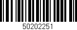 Código de barras (EAN, GTIN, SKU, ISBN): '50202251'