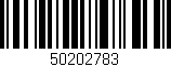 Código de barras (EAN, GTIN, SKU, ISBN): '50202783'