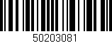Código de barras (EAN, GTIN, SKU, ISBN): '50203081'