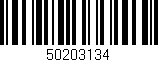 Código de barras (EAN, GTIN, SKU, ISBN): '50203134'