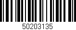 Código de barras (EAN, GTIN, SKU, ISBN): '50203135'