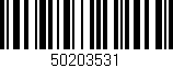 Código de barras (EAN, GTIN, SKU, ISBN): '50203531'